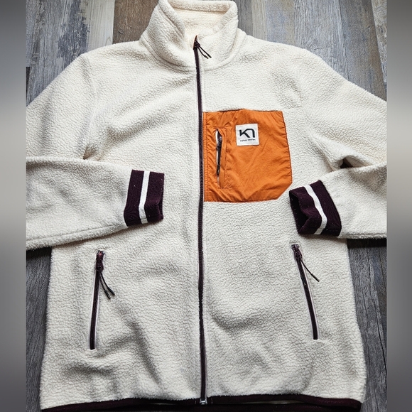 Kari Traa Women's Full Zip Fleece Jacket Medium Rothe Midlayer - Picture 2 of 9